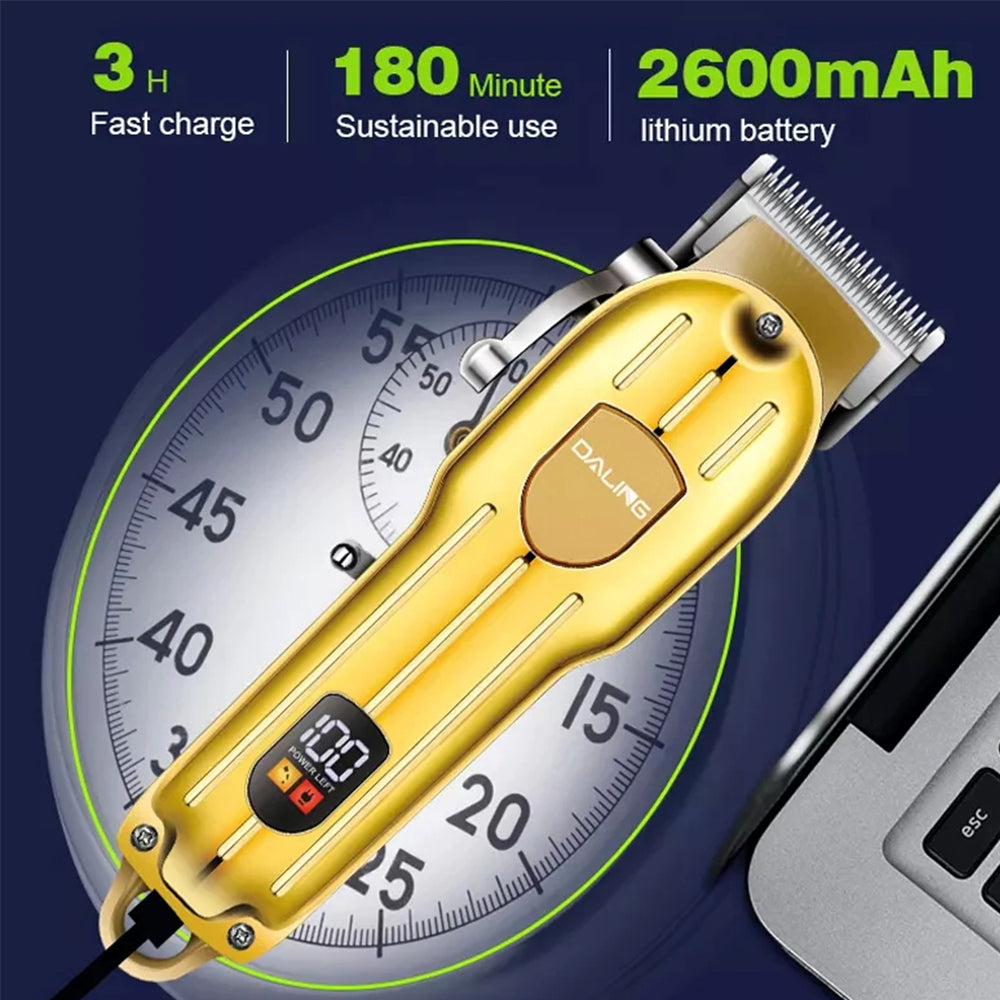 DALING 1538 Cordless Electric Rechargeable Beard Trimmer
